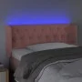 Kopfteil aus rosa Samt mit LED 103x16x78/88 cm von vidaXL, Kopf- und Fußteile - Ref: Foro24-3123613, Preis: 74,32 €, Rabatt: %