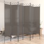 Six-panel room divider in anthracite gray fabric, 240x200 cm. by vidaXL, Room dividers - Ref: Foro24-350160, Price: 62,80 €, ...