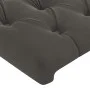 Dark gray velvet headboard with LED 183x16x78/88 cm by vidaXL, Headboards and footboards - Ref: Foro24-3123633, Price: 83,87 ...