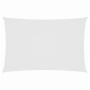 Toldo de vela rectangular tela Oxford blanco 2x4,5 m