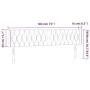 Kopfteil aus schwarzem Stoff mit LED 183x16x78/88 cm von vidaXL, Kopf- und Fußteile - Ref: Foro24-3123588, Preis: 78,70 €, Ra...