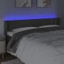 Dark gray velvet headboard with LED 183x16x78/88 cm by vidaXL, Headboards and footboards - Ref: Foro24-3123731, Price: 75,32 ...