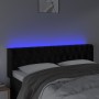Kopfteil aus schwarzem Samt mit LED 163x16x78/88 cm von vidaXL, Kopf- und Fußteile - Ref: Foro24-3123628, Preis: 98,25 €, Rab...