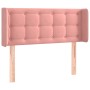 Kopfteil aus rosa Samt mit LED 103x16x78/88 cm von vidaXL, Kopf- und Fußteile - Ref: Foro24-3123717, Preis: 64,51 €, Rabatt: %