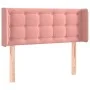 Kopfteil aus rosa Samt mit LED 103x16x78/88 cm von vidaXL, Kopf- und Fußteile - Ref: Foro24-3123717, Preis: 66,68 €, Rabatt: %