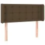 Dark brown fabric headboard with LED 103x16x78/88 cm by vidaXL, Headboards and footboards - Ref: Foro24-3123663, Price: 49,04...