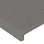 Dunkelgraues Stoffkopfteil mit LED 147x16x118/128 cm von vidaXL, Kopf- und Fußteile - Ref: Foro24-3123767, Preis: 131,09 €, R...