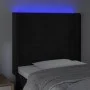 Kopfteil aus schwarzem Samt mit LED 83x16x118/128 cm von vidaXL, Kopf- und Fußteile - Ref: Foro24-3123800, Preis: 92,20 €, Ra...