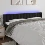 Cabecero con LED de terciopelo negro 183x16x78/88 cm de vidaXL, Cabeceros y pies de cama - Ref: Foro24-3123732, Precio: 82,22...