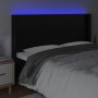 Kopfteil mit LED, schwarzem Kunstleder, 183 x 16 x 118/128 cm von vidaXL, Kopf- und Fußteile - Ref: Foro24-3123870, Preis: 12...