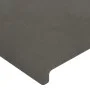 Dark gray velvet headboard with LED 103x16x118/128 cm by vidaXL, Headboards and footboards - Ref: Foro24-3123811, Price: 68,3...
