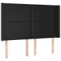 Kopfteil mit LED, schwarzem Kunstleder, 147 x 16 x 118/128 cm von vidaXL, Kopf- und Fußteile - Ref: Foro24-3123858, Preis: 11...