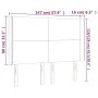 Kopfteil mit LED, schwarzem Kunstleder, 147 x 16 x 118/128 cm von vidaXL, Kopf- und Fußteile - Ref: Foro24-3123858, Preis: 11...
