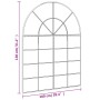 Espejo de pared arco de hierro negro 100x130 cm