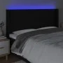 Kopfteil aus schwarzem Stoff mit LED 183x16x118/128 cm von vidaXL, Kopf- und Fußteile - Ref: Foro24-3123784, Preis: 140,53 €,...