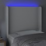 Kopfteil mit LED, weißem Kunstleder, 93 x 16 x 118/128 cm von vidaXL, Kopf- und Fußteile - Ref: Foro24-3123847, Preis: 94,59 ...