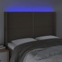 Kopfteil mit LED aus taupegrauem Stoff 147x16x118/128 cm von vidaXL, Kopf- und Fußteile - Ref: Foro24-3123910, Preis: 104,82 ...