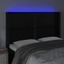 Kopfteil mit LED, schwarzem Kunstleder, 147 x 16 x 118/128 cm von vidaXL, Kopf- und Fußteile - Ref: Foro24-3123998, Preis: 10...