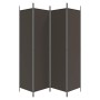 Biombo divisor de 4 paneles de tela marrón 200x200 cm de vidaXL, Divisores de ambientes - Ref: Foro24-350183, Precio: 35,42 €...
