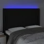 Kopfteil aus schwarzem Stoff mit LED 147x16x118/128 cm von vidaXL, Kopf- und Fußteile - Ref: Foro24-3124048, Preis: 137,92 €,...