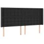 Kopfteil mit LED, schwarzem Kunstleder, 163 x 16 x 118/128 cm von vidaXL, Kopf- und Fußteile - Ref: Foro24-3124144, Preis: 12...