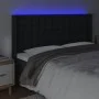 Kopfteil mit LED, schwarzem Kunstleder, 163 x 16 x 118/128 cm von vidaXL, Kopf- und Fußteile - Ref: Foro24-3124144, Preis: 12...