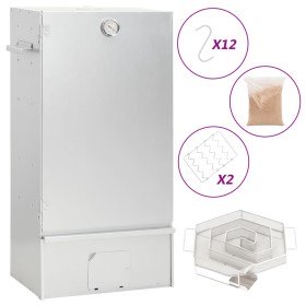 Horno ahumador de BBQ con generador humo frío acero galvanizado