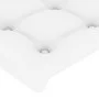 Kopfteil mit LED, weißem Kunstleder, 93 x 16 x 118/128 cm von vidaXL, Kopf- und Fußteile - Ref: Foro24-3124127, Preis: 81,24 ...