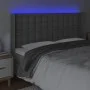 Kopfteil mit LED-grauem Kunstleder 147x16x118/128cm von vidaXL, Kopf- und Fußteile - Ref: Foro24-3124142, Preis: 110,65 €, Ra...