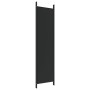 Divider screen with 4 black fabric panels 200x200 cm by vidaXL, Room dividers - Ref: Foro24-350185, Price: 36,84 €, Discount: %