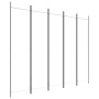 Trennwand mit 5 weißen Stoffbahnen 250x200 cm von vidaXL, Raumteiler - Ref: Foro24-350186, Preis: 40,64 €, Rabatt: %