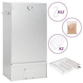 Horno ahumador de BBQ con generador humo frío acero galvanizado