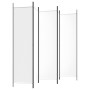 Trennwand mit 5 weißen Stoffbahnen 250x200 cm von vidaXL, Raumteiler - Ref: Foro24-350186, Preis: 40,64 €, Rabatt: %