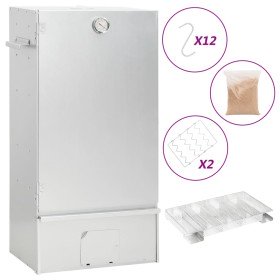 Horno ahumador de BBQ con generador humo frío acero galvanizado