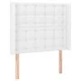 Kopfteil mit LED, weißem Kunstleder, 83 x 16 x 118/128 cm von vidaXL, Kopf- und Fußteile - Ref: Foro24-3124121, Preis: 81,42 ...