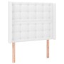 Kopfteil mit LED, weißem Kunstleder, 83 x 16 x 118/128 cm von vidaXL, Kopf- und Fußteile - Ref: Foro24-3124121, Preis: 79,81 ...