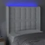 Kopfteil mit LED, weißem Kunstleder, 83 x 16 x 118/128 cm von vidaXL, Kopf- und Fußteile - Ref: Foro24-3124121, Preis: 81,42 ...