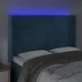 LED-Kopfteil aus dunkelblauem Samt, 147 x 16 x 118/128 cm von vidaXL, Kopf- und Fußteile - Ref: Foro24-3124240, Preis: 119,23...