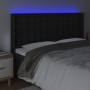 Kopfteil mit LED, schwarzem Kunstleder, 183 x 16 x 118/128 cm von vidaXL, Kopf- und Fußteile - Ref: Foro24-3124150, Preis: 11...