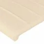 Cream fabric headboard with LED 93x16x118/128 cm by vidaXL, Headboards and footboards - Ref: Foro24-3124273, Price: 92,15 €, ...
