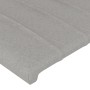 Hellgraues Stoffkopfteil mit LED 93x16x118/128 cm von vidaXL, Kopf- und Fußteile - Ref: Foro24-3124268, Preis: 75,73 €, Rabat...