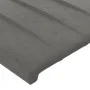 Light gray velvet headboard with LED 83x16x118/128 cm by vidaXL, Headboards and footboards - Ref: Foro24-3124316, Price: 82,7...