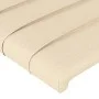 Kopfteil aus cremefarbenem Stoff mit LED 147x16x118/128 cm von vidaXL, Kopf- und Fußteile - Ref: Foro24-3124191, Preis: 133,8...