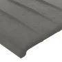Light gray velvet headboard with LED 183x16x118/128 cm by vidaXL, Headboards and footboards - Ref: Foro24-3124346, Price: 128...