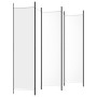 Divider screen with 6 white fabric panels 300x200 cm by vidaXL, Room dividers - Ref: Foro24-350190, Price: 45,35 €, Discount: %