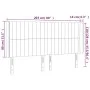 Hellgraues Samtkopfteil mit LED 203x16x118/128 cm von vidaXL, Kopf- und Fußteile - Ref: Foro24-3124352, Preis: 144,60 €, Raba...