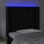 Kopfteil aus schwarzem Samt mit LED 103x16x118/128 cm von vidaXL, Kopf- und Fußteile - Ref: Foro24-3124330, Preis: 80,95 €, R...