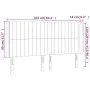 Hellgraues Samtkopfteil mit LED 163x16x118/128 cm von vidaXL, Kopf- und Fußteile - Ref: Foro24-3124340, Preis: 135,34 €, Raba...