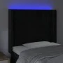 Kopfteil aus schwarzem Samt mit LED 83x16x118/128 cm von vidaXL, Kopf- und Fußteile - Ref: Foro24-3124318, Preis: 88,73 €, Ra...