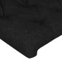 Black fabric headboard with LED 163x16x118/128 cm by vidaXL, Headboards and footboards - Ref: Foro24-3124392, Price: 158,11 €...